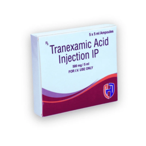 Tranexamic Acid Injection IP 500mg/5ml – Leading Manufacturer & Third Party Exporter from India